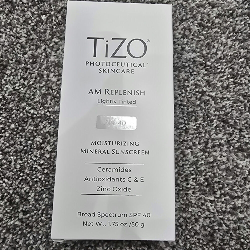TIZO Photoceutical AM Replenish Lightly Tinted SPF Retail $50 *NEW*